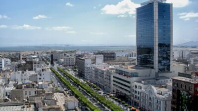 Tunisiens president har tvingat premiärministern att sluta.