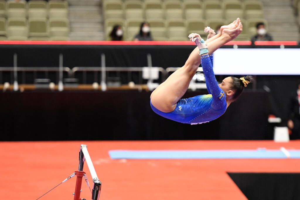 Jennifer Williams tävlar i gymnastik-VM